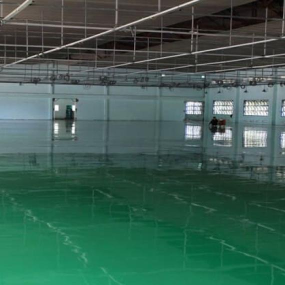 Các bước thi công sơn epoxy tự san phẳng chi tiết
