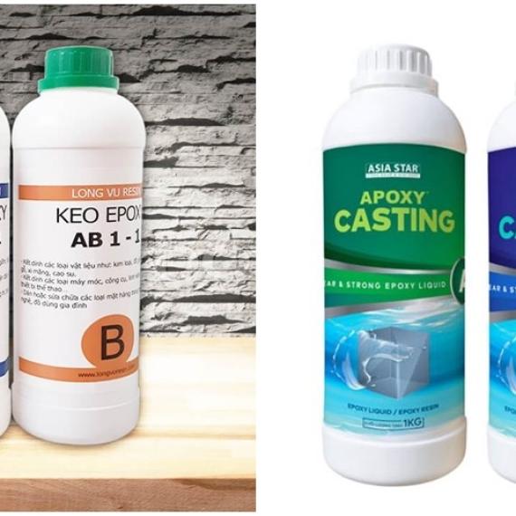 Keo Epoxy 2 thành phần siêu dính, siêu bền chắc 