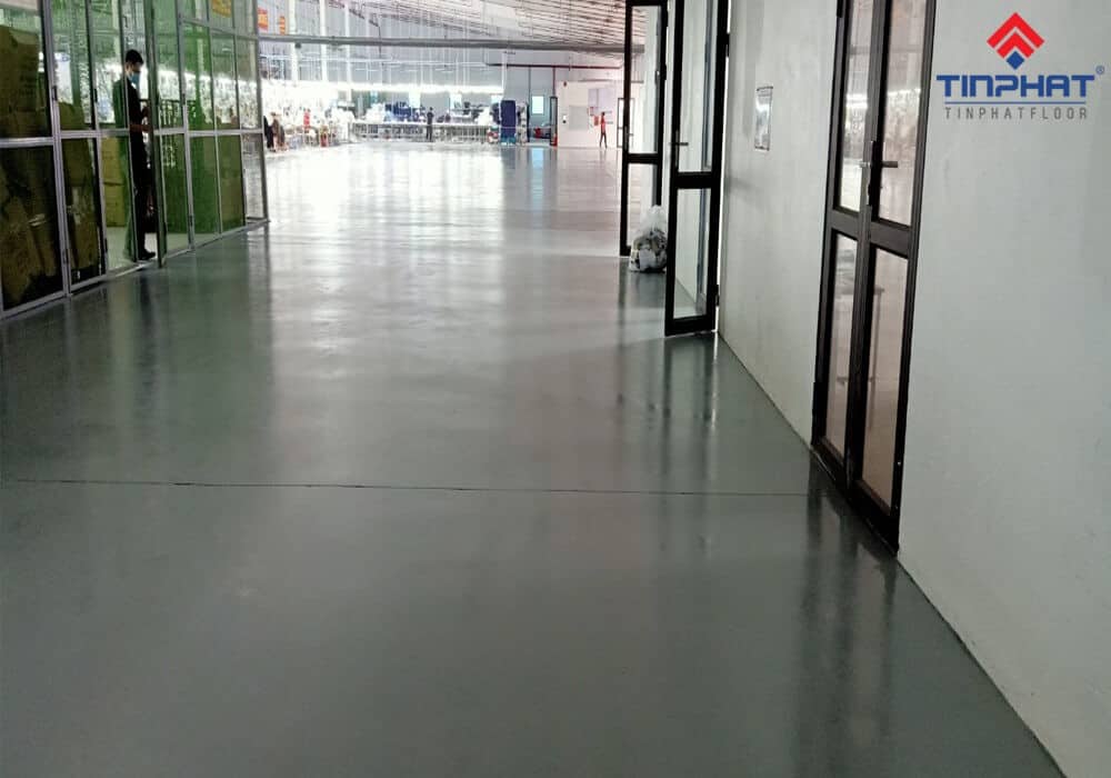 Thi công sơn epoxy công ty DHA Bắc Ninh