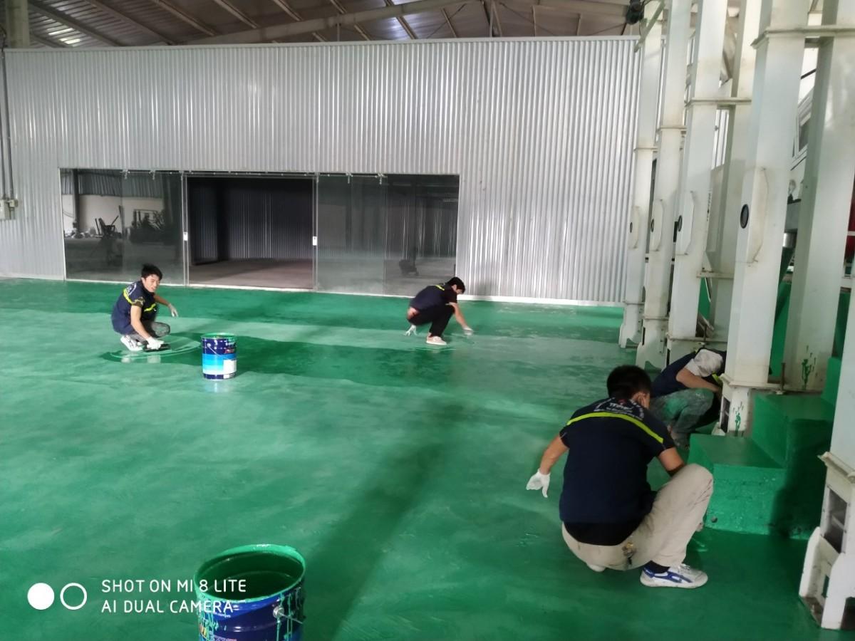 Thi công sơn nền Epoxy
