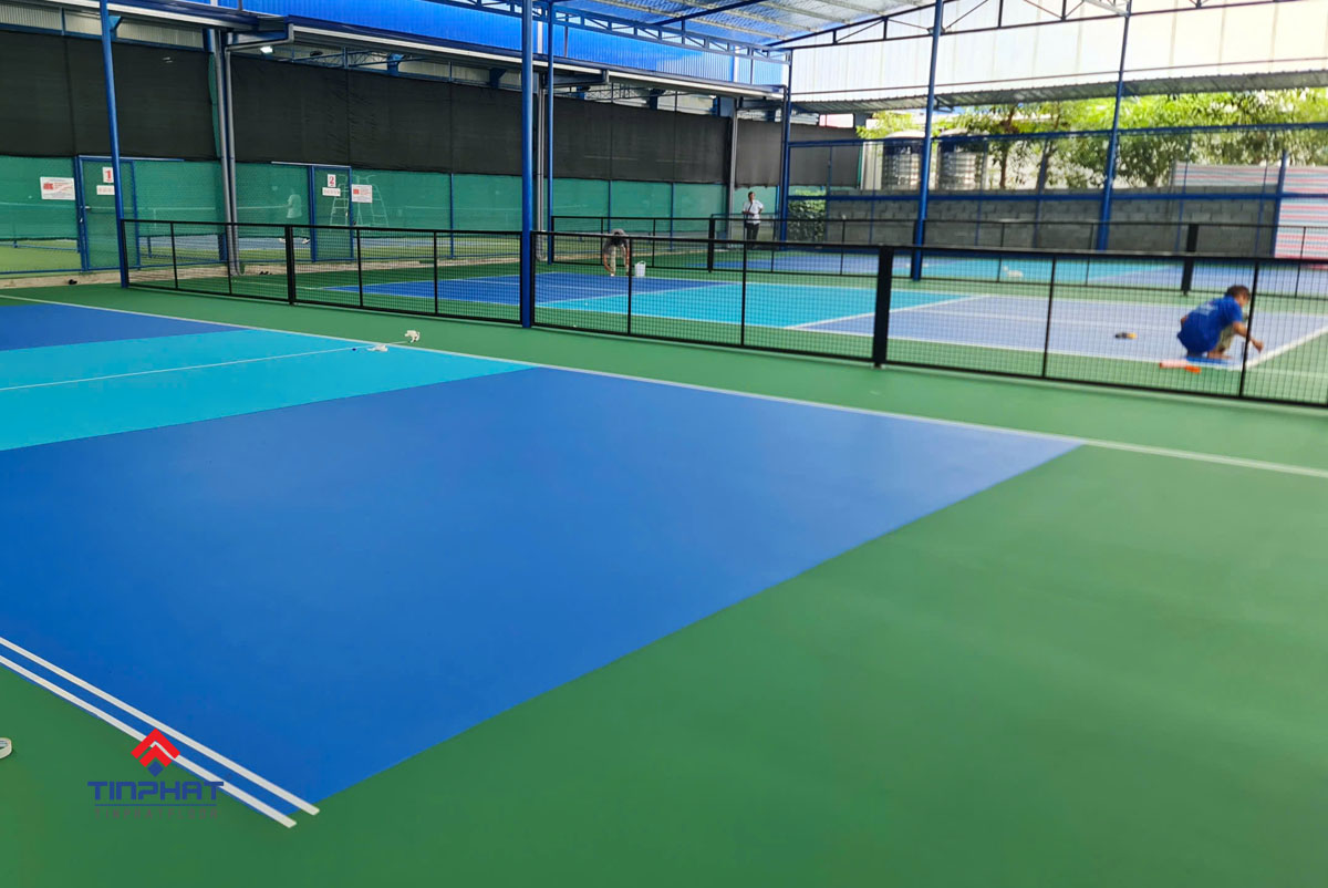 Thi công sân Pickleball