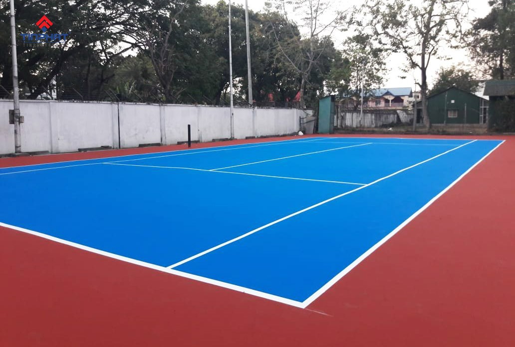 Thi công sân Tennis
