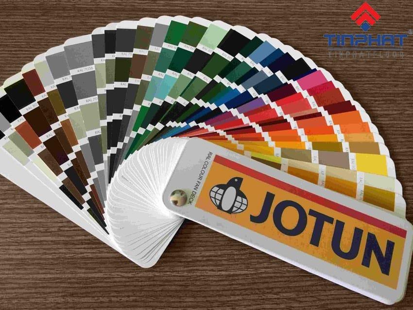 Bảng màu sơn Epoxy Joton