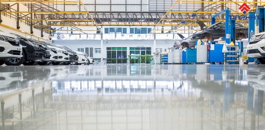 thi công sơn Epoxy tự san phẳng