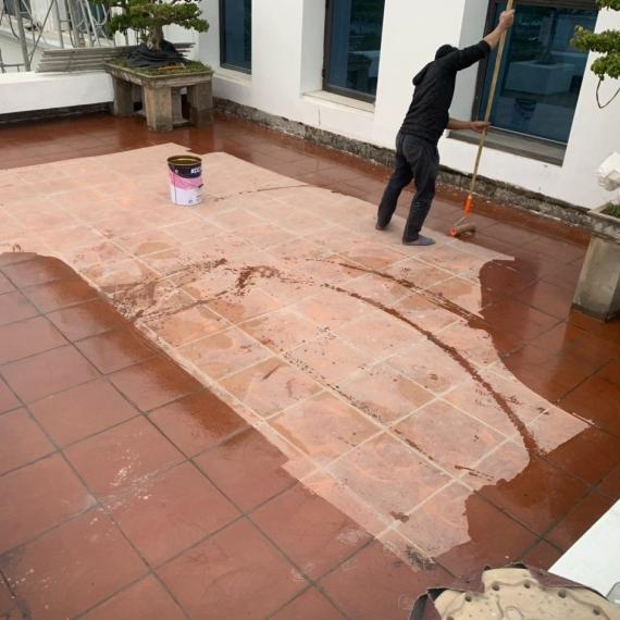 Chống thấm sân thượng bằng sơn epoxy hiệu quả cao