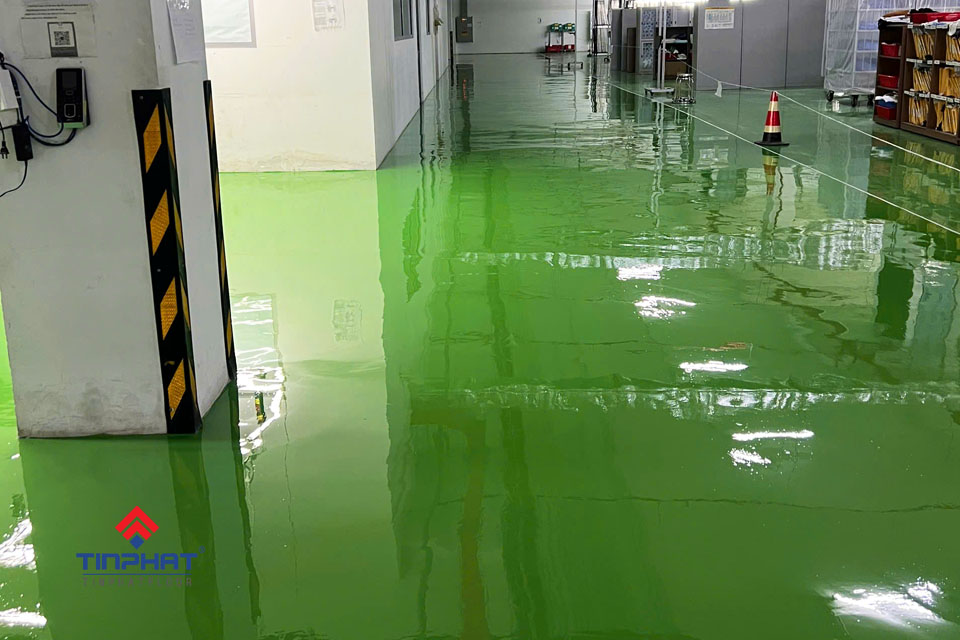 Dự án sơn epoxy xưởng may tại Hải Phòng