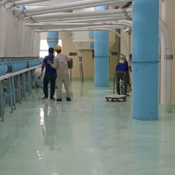 Sơn nền Epoxy nhà xưởng chuyên nghiệp tại HCM