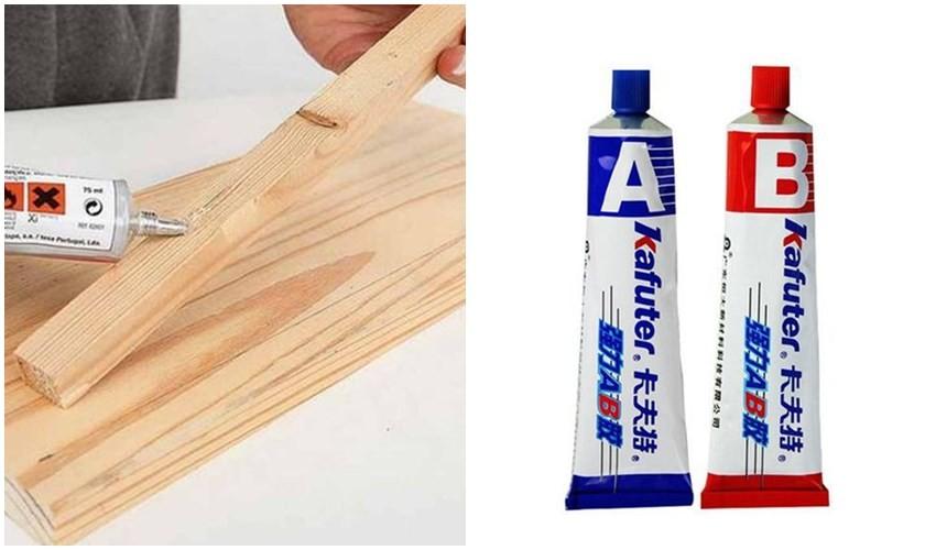 Keo Ab dán gỗ