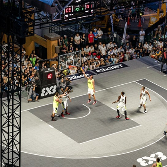 Kích thước sân bóng rổ 3x3 tiêu chuẩn FIBA mới nhất 2024