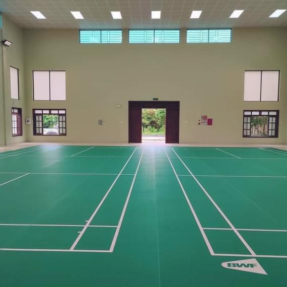 Kích thước sân cầu lông tiêu chuẩn đánh đơn và đánh đôi