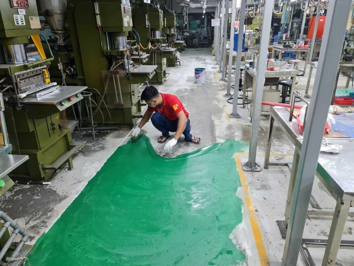 Thi công cải tạo bề mặt sàn cũ