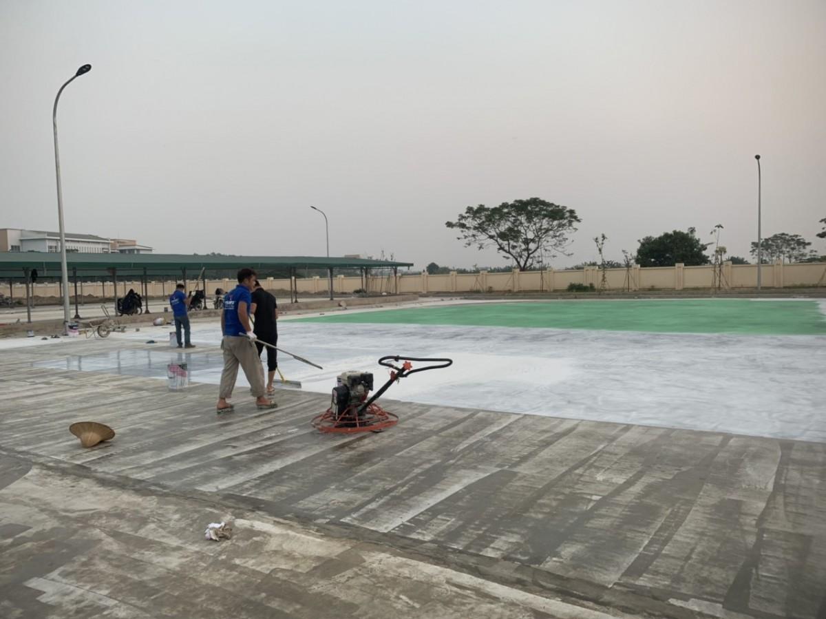 Sử dụng các loại máy mài công nghiệp để thi công cải tạo bề mặt sàn