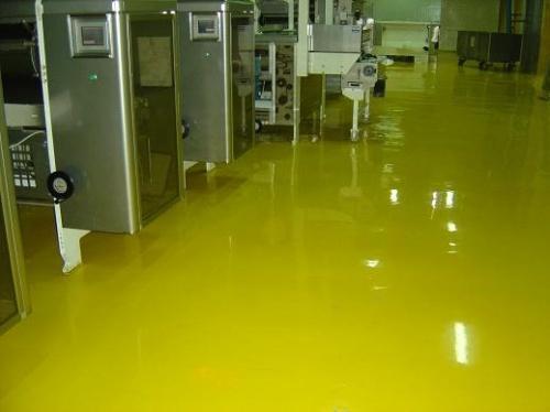 Sàn sáng bóng với sơn epoxy