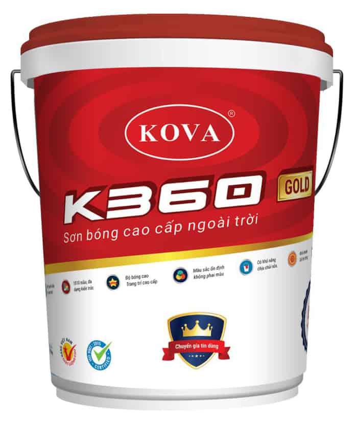 Sơn bóng cao cấp ngoài trời Kova – Trắng K360