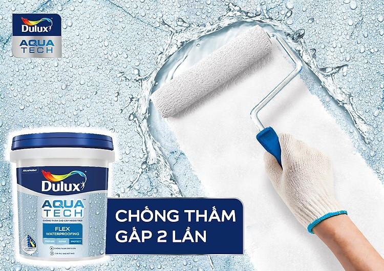 Sơn màu Dulux Aquatech TM Flex Waterproofing