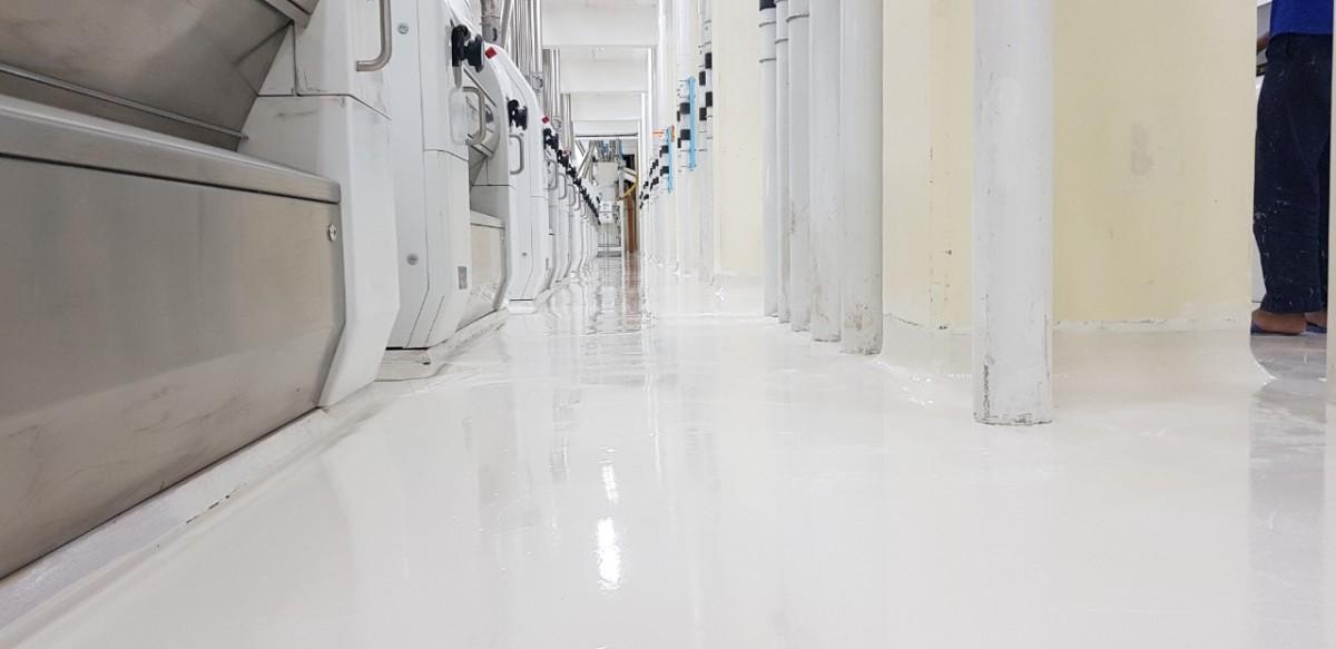 Công trình sử dụng sơn Epoxy hệ tự san phẳng
