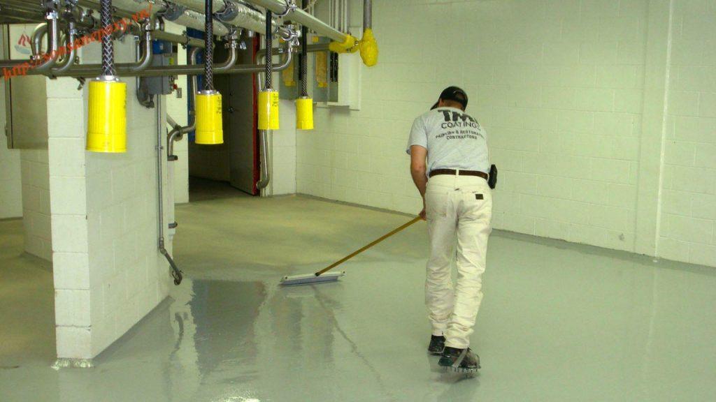 Thi công sơn chống thấm epoxy