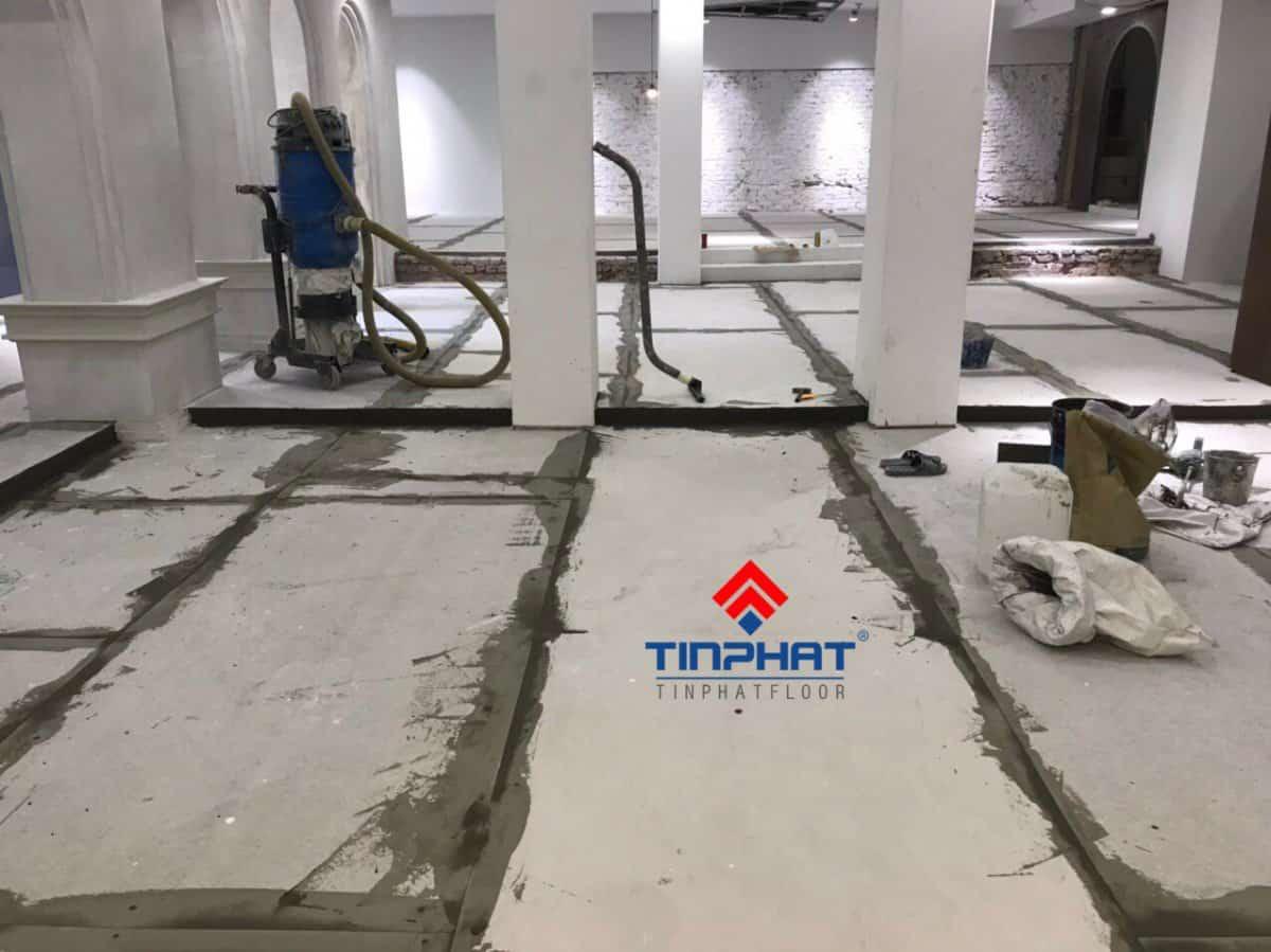 Mài sàn, cải tạo trước khi sơn Epoxy chống trượt