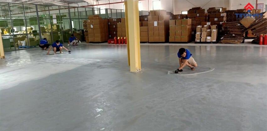 thi công sơn Epoxy Hải Âu