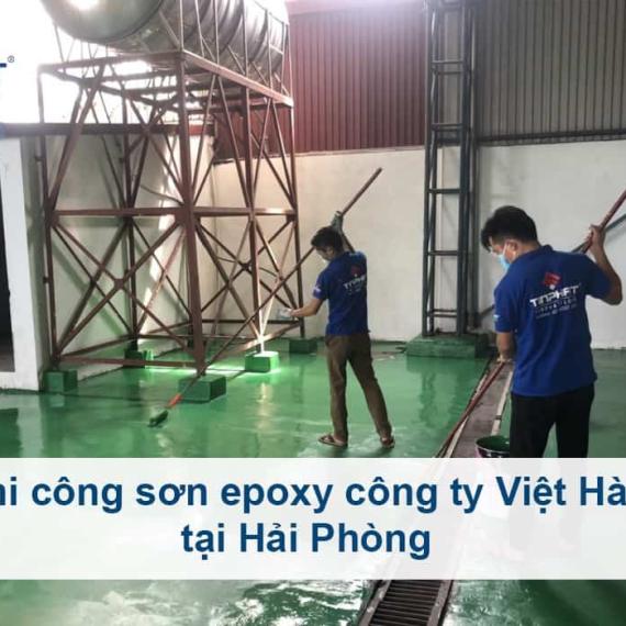 Thi công sơn epoxy công ty Việt Hàn tại Hải Phòng