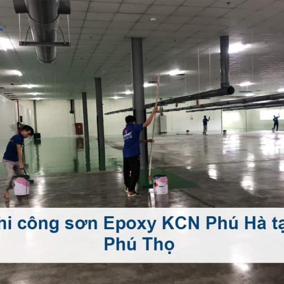 Thi công sơn Epoxy KCN Phú Hà tại Phú Thọ