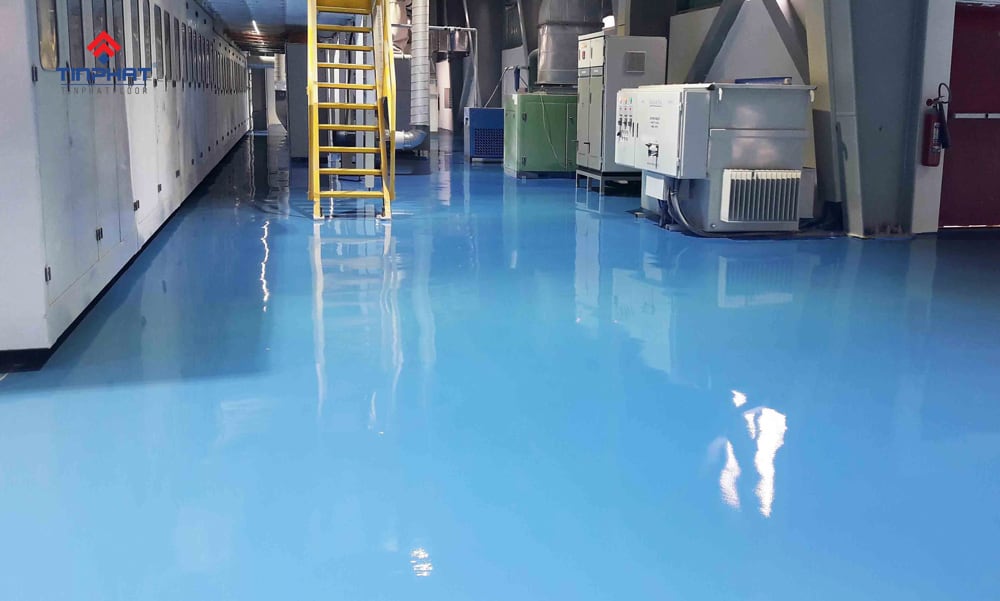 Sơn Epoxy chống tĩnh điện - Kho tên lửa Bộ Quốc Phòng