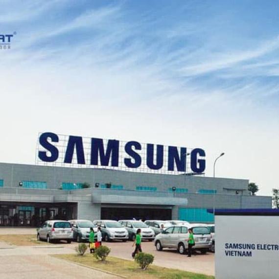 Thi công sơn Epoxy nhà máy Samsung Bắc Ninh