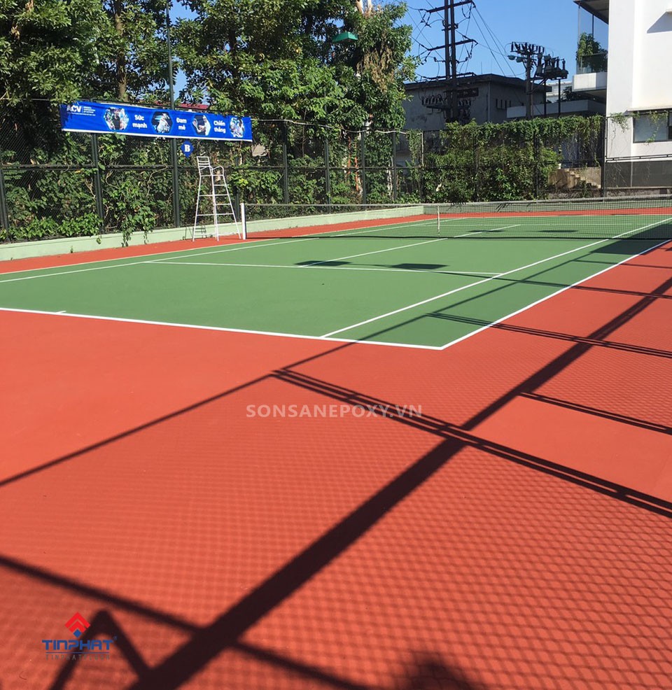 xây sân tennis