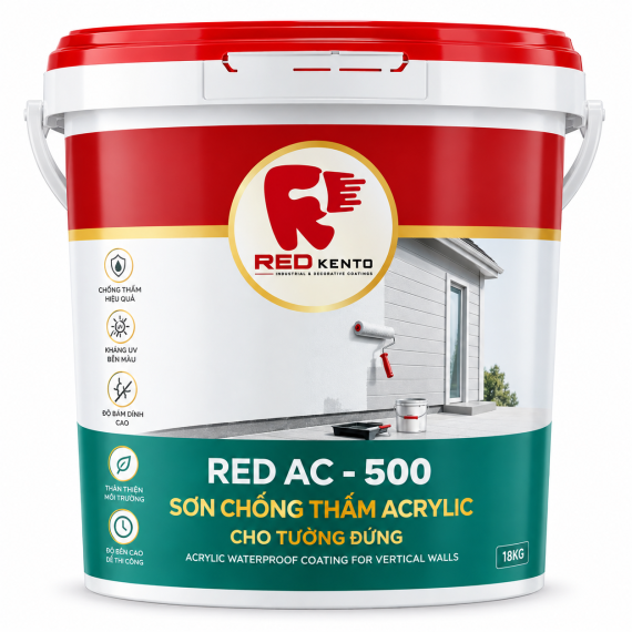 SƠN CHỐNG THẤM ACRYLIC TƯỜNG ĐỨNG RED AC 500