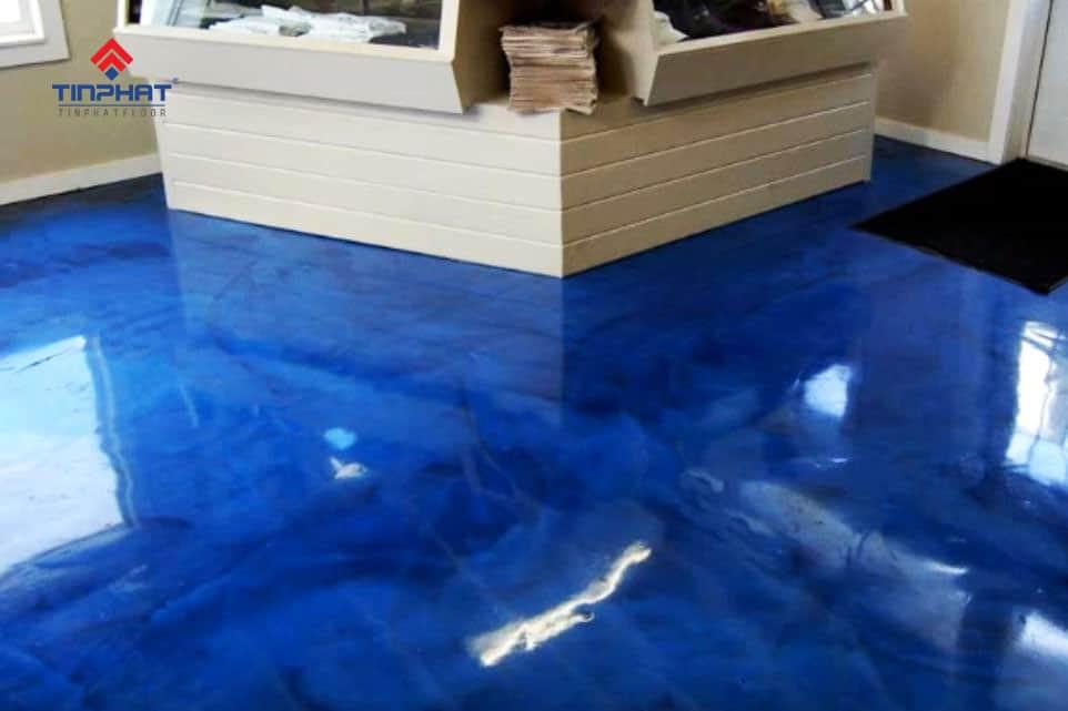 Thi công sơn epoxy giả đá
