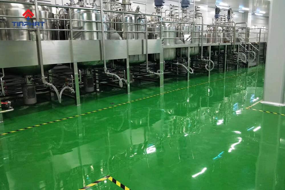 Thi công sơn epoxy kháng khuẩn