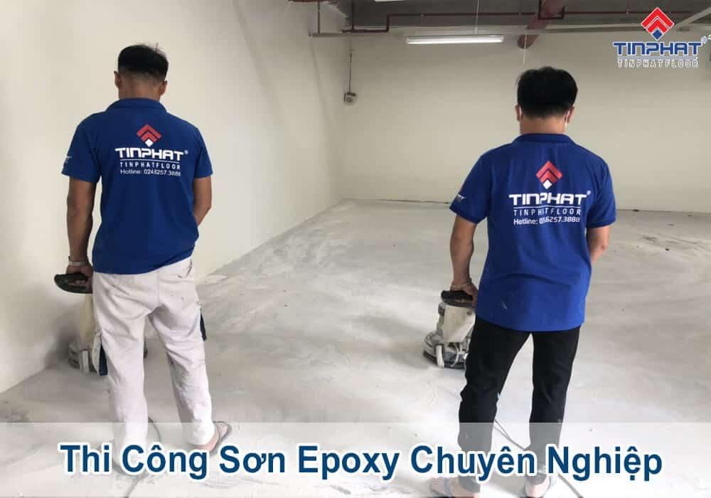Quy trình thi công sơn Epoxy chuyên nghiệp