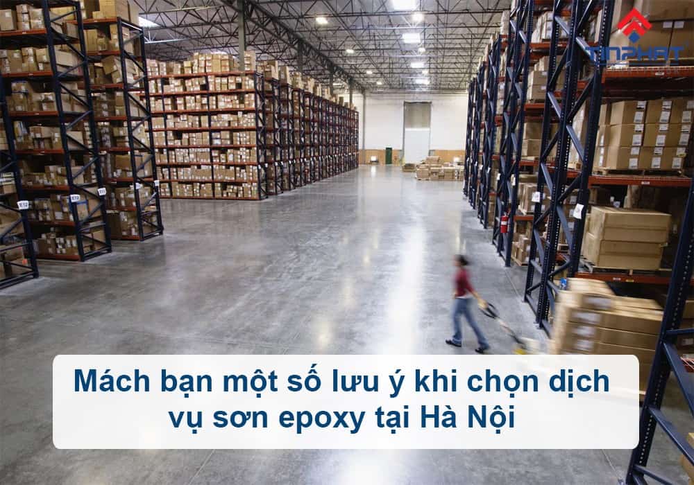 một số lưu ý khi lựa chọn dịch vụ sơn epoxy tại hà nội