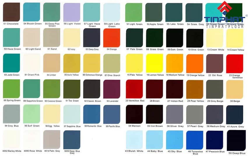 Để có được bảng màu sơn epoxy Kova đầy đủ và chất lượng, hãy ghé thăm website của họ và tìm hiểu thêm về các màu sắc và kiểu dáng phù hợp với nhu cầu của bạn. Sơn epoxy Kova sẽ là giải pháp tối ưu cho các công trình xây dựng hoàn thiện và sáng tạo!