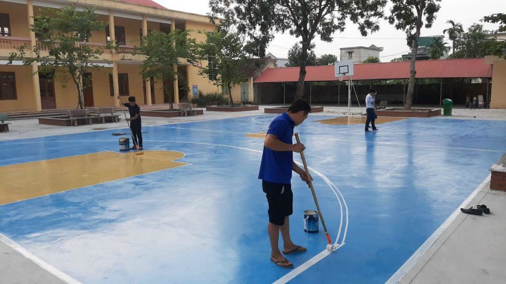 giá sơn chống thấm ngoài trời