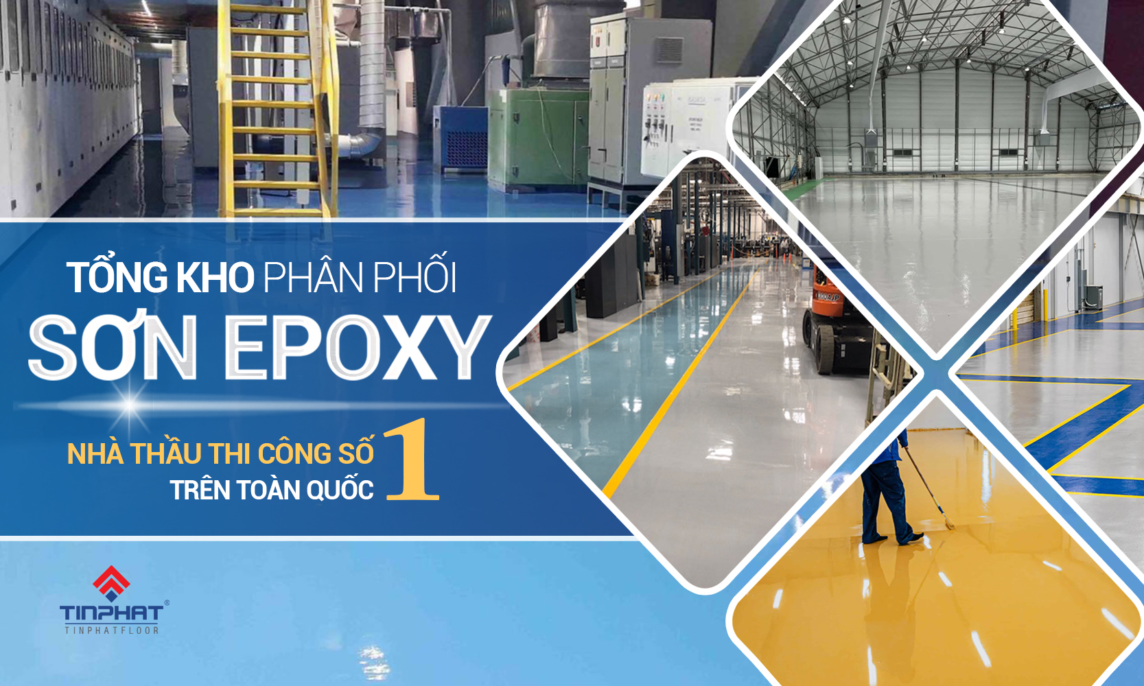 Sơn sàn epoxy bannermobile 1