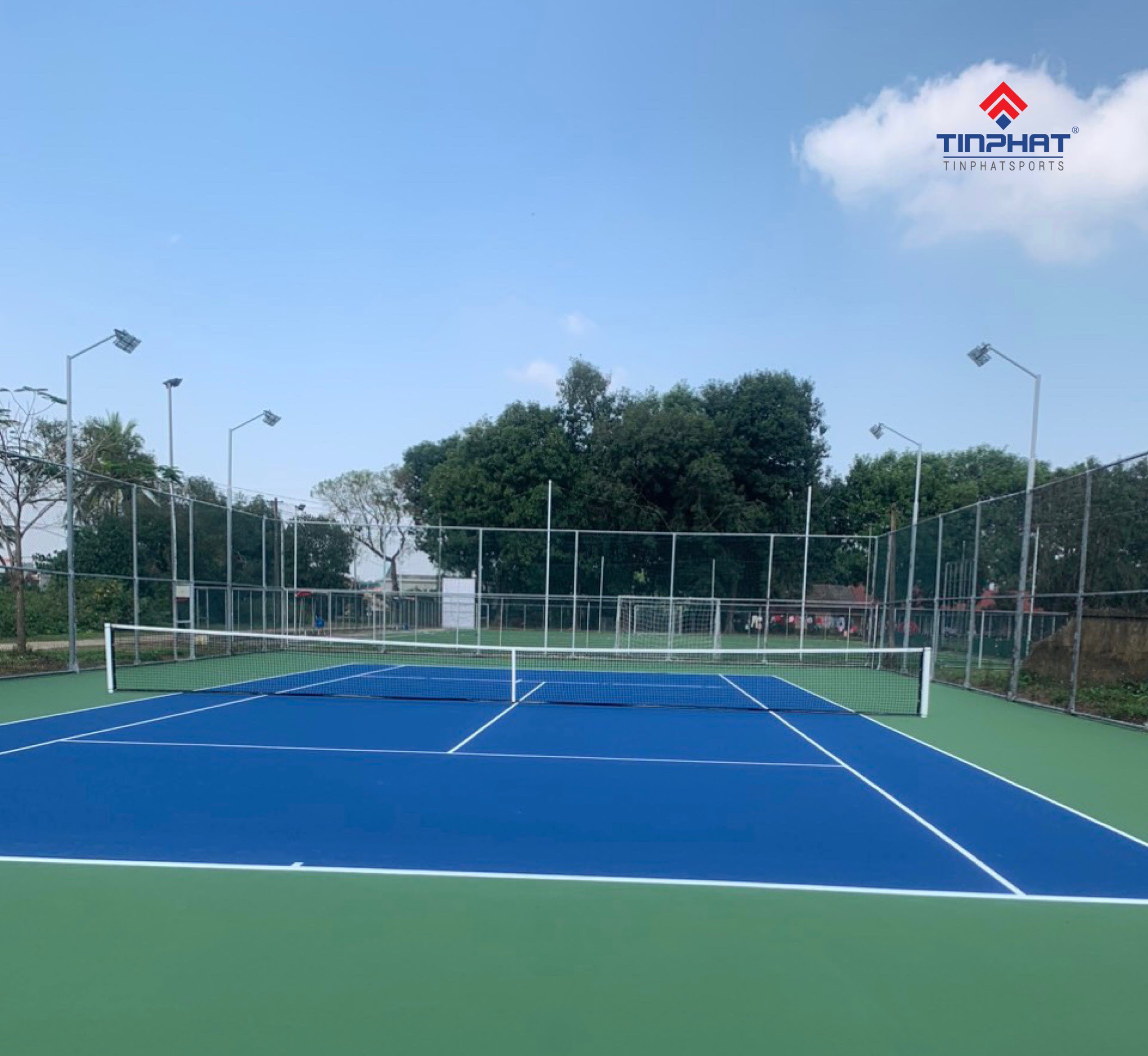 Sơn Epoxy Tín Phát sân-tennis 