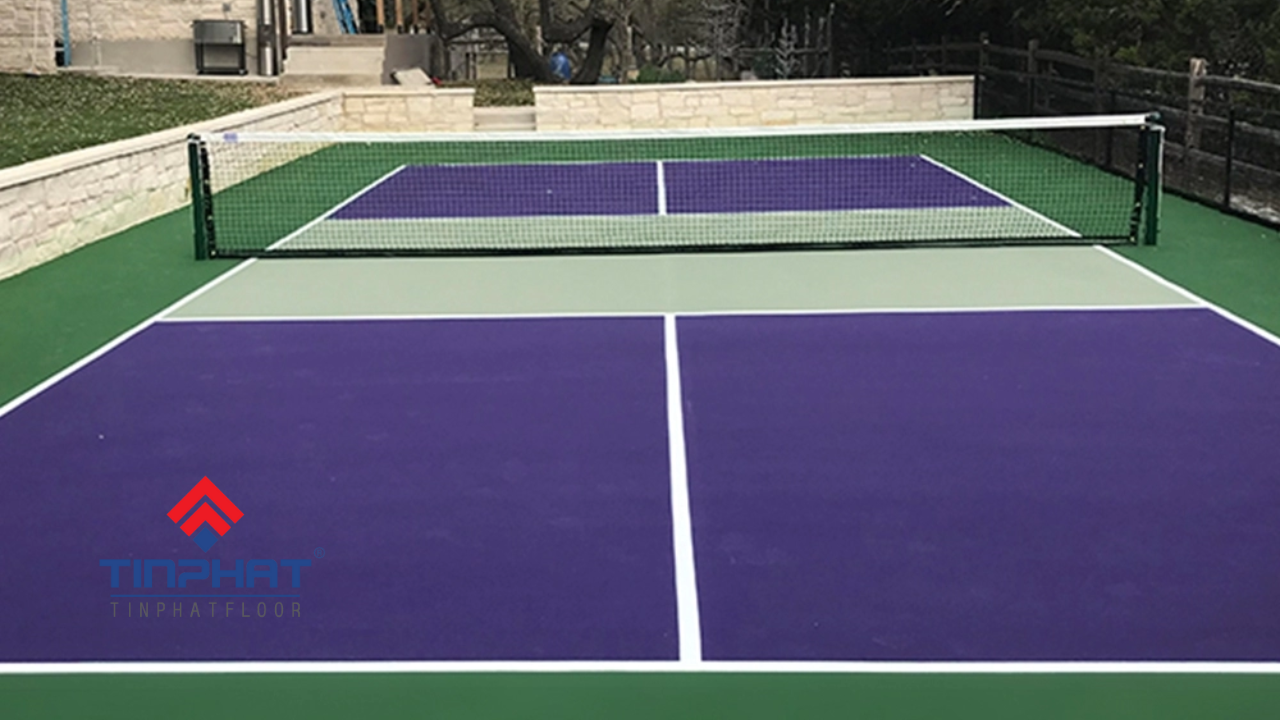 Sân Pickleball  làm từ Polyurethane