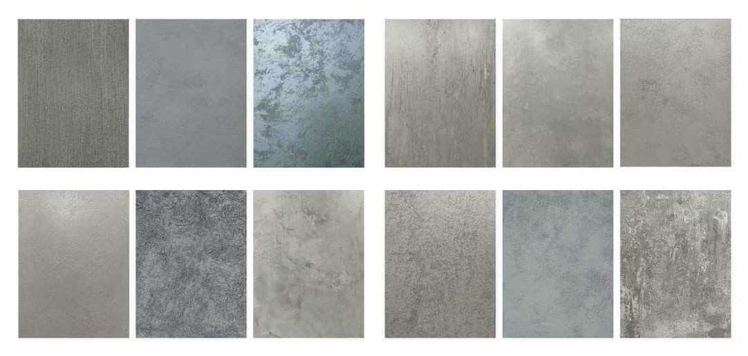 bảng màu sơn sàn epoxy giả bê tông