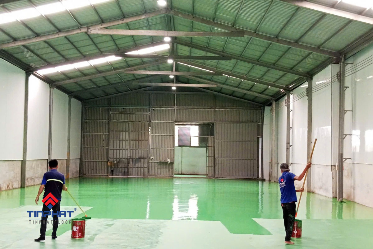 Thi công sơn epoxy 2 thành phần