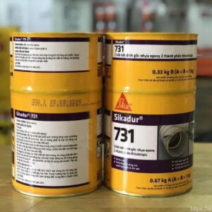Sikadur 731 - Chất kết dính gốc nhựa epoxy 2 thành phần có tính xúc biến