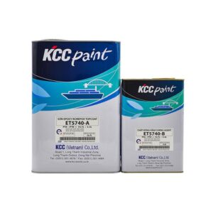 Sơn epoxy phủ trong nhà/ngoài trời KCC ET5740 - Màu cam đỏ
